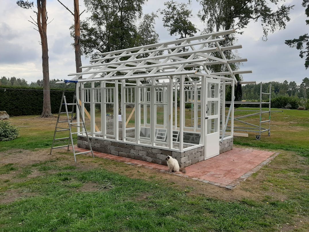 Orangeri på plattor Orangeri på plattor